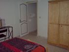 The room with double bed